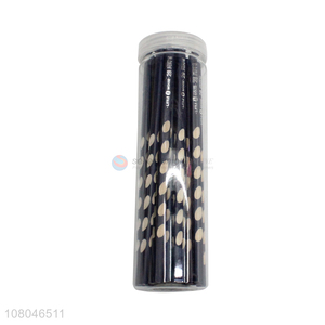 Low price 30 pieces wooden pencils HB pencils with black pencil lead