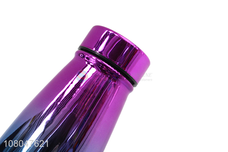 Delicate design portable travel stainless steel water bottle