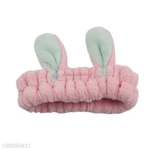 Wholesale from china pink rabbit ears shape hair band