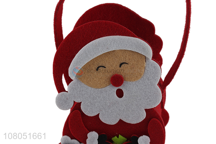 High quality decorative christmas non-woven fabric candy bag