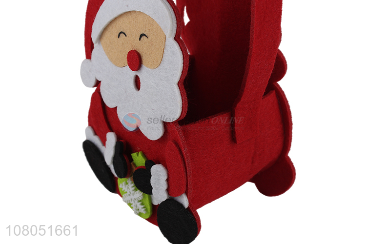 High quality decorative christmas non-woven fabric candy bag