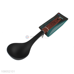 New arrival kitchen supplies eco-friendly bpa free wood grain nylon soup ladle