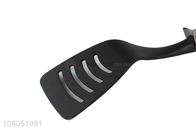 Hot selling non-stick kitchen cookware nylon slotted spatula slotted turner