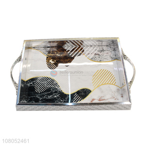 Wholesale Household Decorative Trays Fashion Food Tray