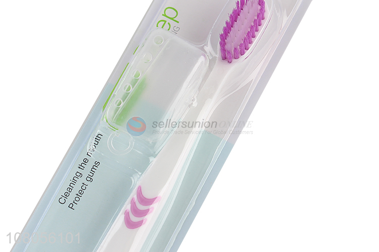 High quality plastic portable household adult toothbrush