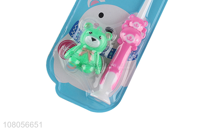 Hot selling plastic children soft bristle toothbrush