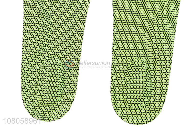 Chinese supplier green sponge insole men sweat-absorbent insole