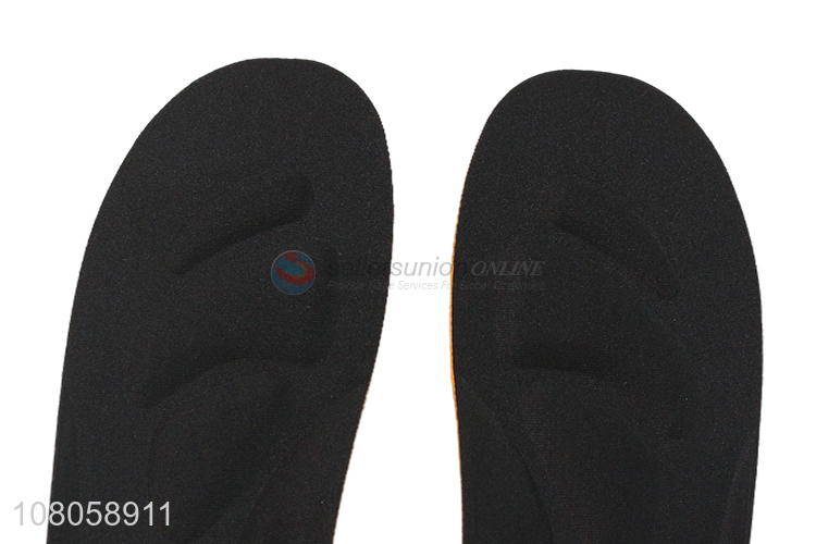 Yiwu market black cotton massage insole portable sweat insole