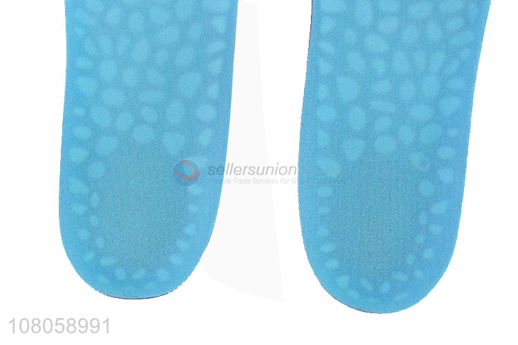 Low price wholesale blue breathable comfortable insole