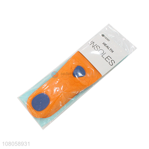 Good price orange men cotton breathable insole wholesale