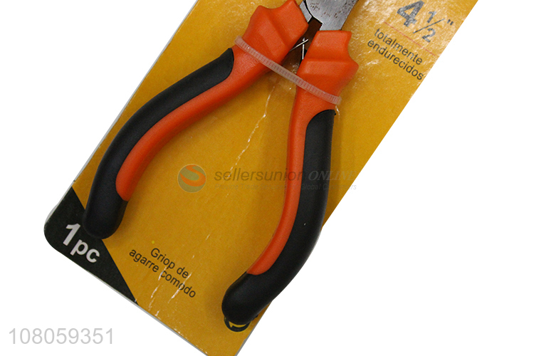 Good quality hand tools 4.5inch steel diagonal cutting plier side cutter