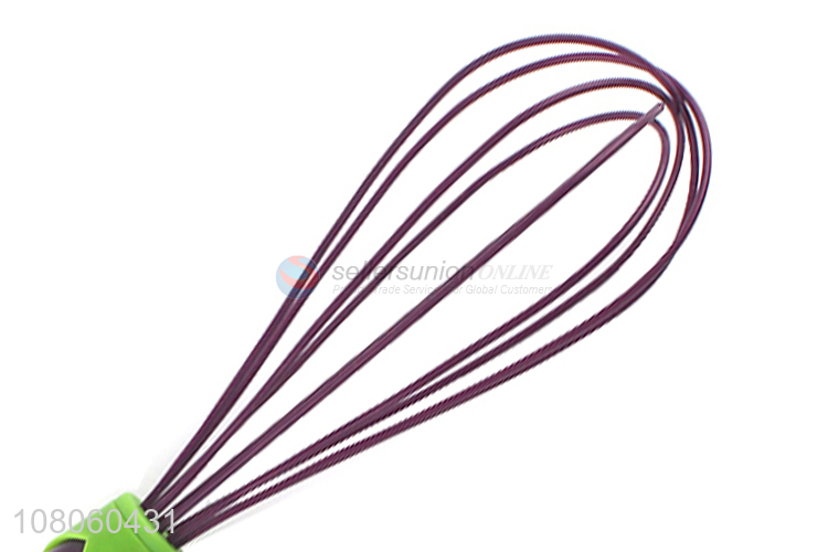 New arrival purple eggplant creative kitchen egg whisk