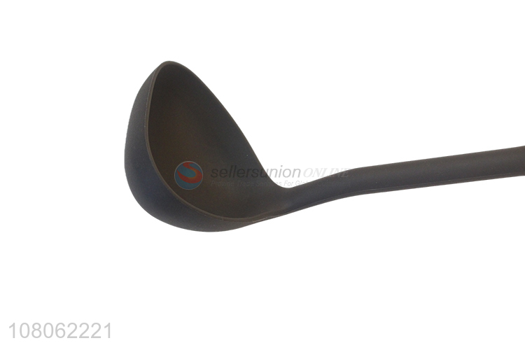 Good Quality Silicone Soup Ladle With Wooden Handle