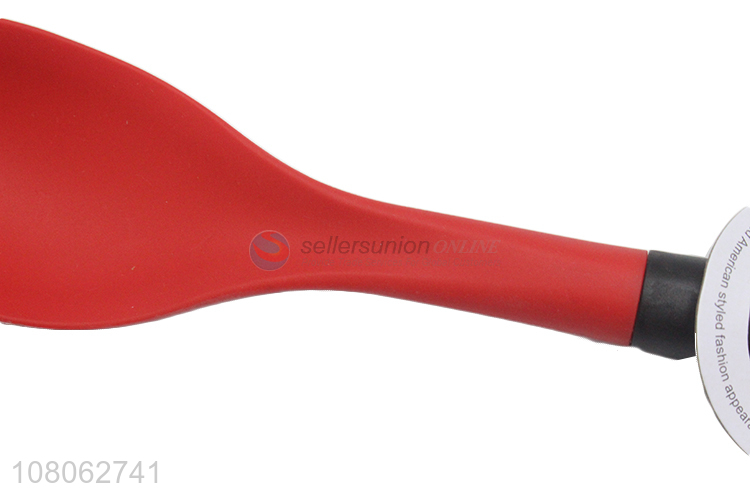 Top products red silicone soup ladle with long handle