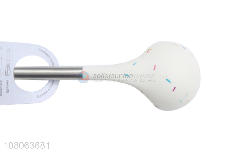 Good selling white kitchenware soup ladle spoon wholesale