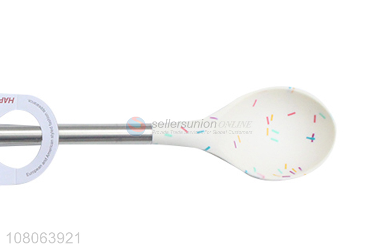 Factory direct sale silicone heat-resistant soup ladle