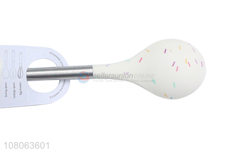 Top quality eco-friendly soup ladle with stainless steel handle