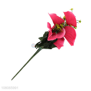 High quality waterproof plastic artificial flower for sale