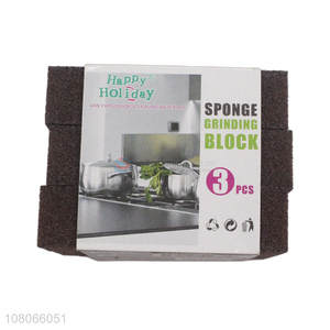 Wholesale heavy duty scrub sponge emery cleaning sponge kitchen scourers