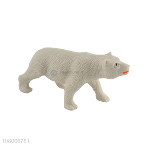 Good Quality Cute Polar Bear Simulation Animal Model Toy