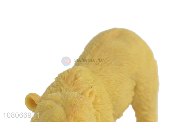 Hot Sale Simulation Brown Bear PVC Animal Model Toy