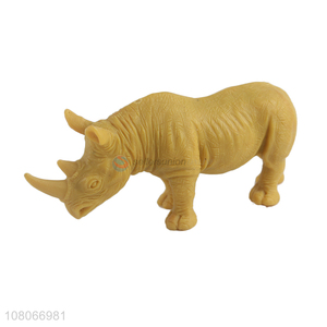 High Quality Simulation Rhino Model Popular Toy Animal