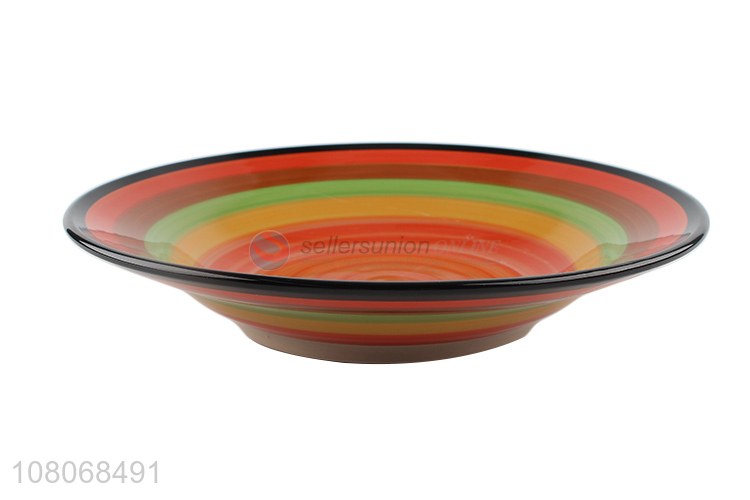 Factory Wholesale Ceramic Soup Plate Soup Dish