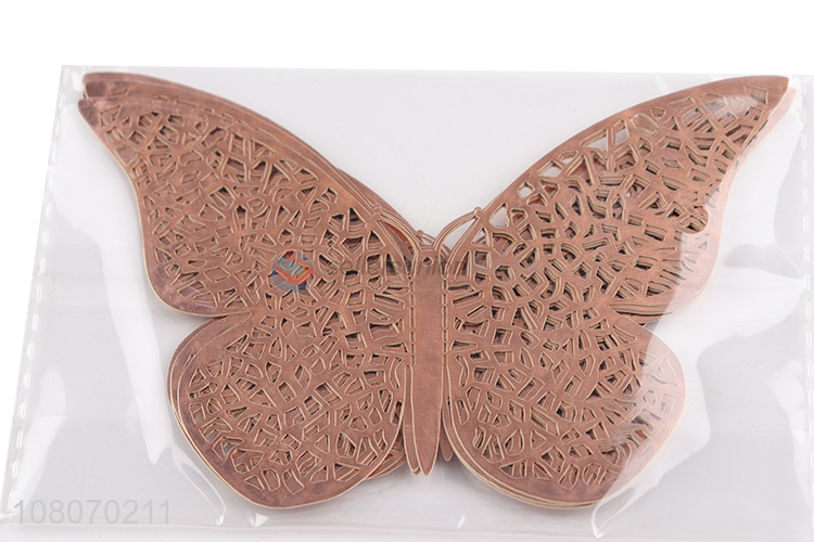 High quality brown paper butterfly creative party decorations