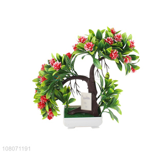 Hot sale plastic artificial flower home decoration ornaments