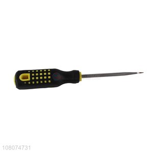 Hot selling cheap plastic handle straight screwdriver