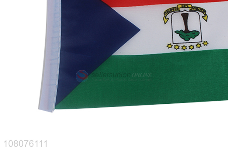 Good selling Equatorial country flags hand flags