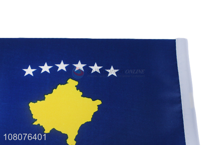 China wholesale Kosovo country flags hand flag for decoration