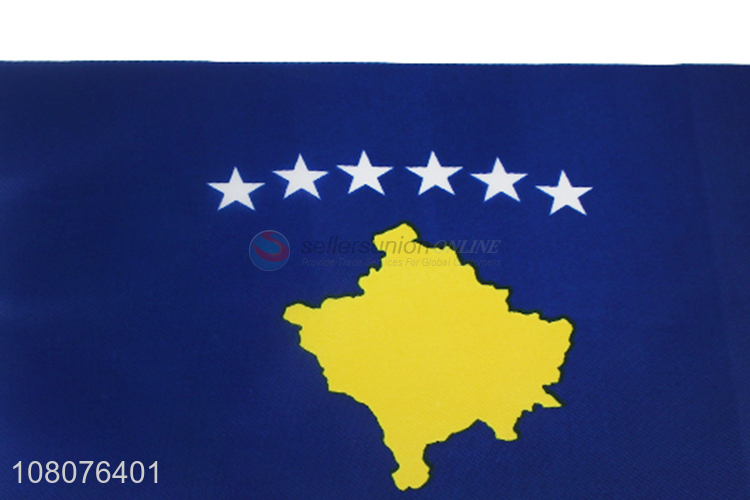 China wholesale Kosovo country flags hand flag for decoration