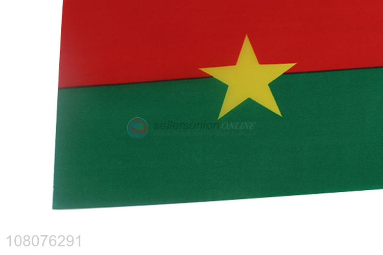 China factory Burkina Faso country flags for restaurant decoration