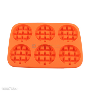 High quality round silicone waffle mold food grade silicone cake mold