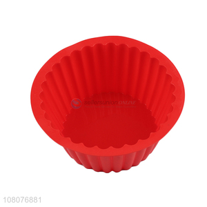 Good price food grade silicone cake molds round cupcake mold for baking