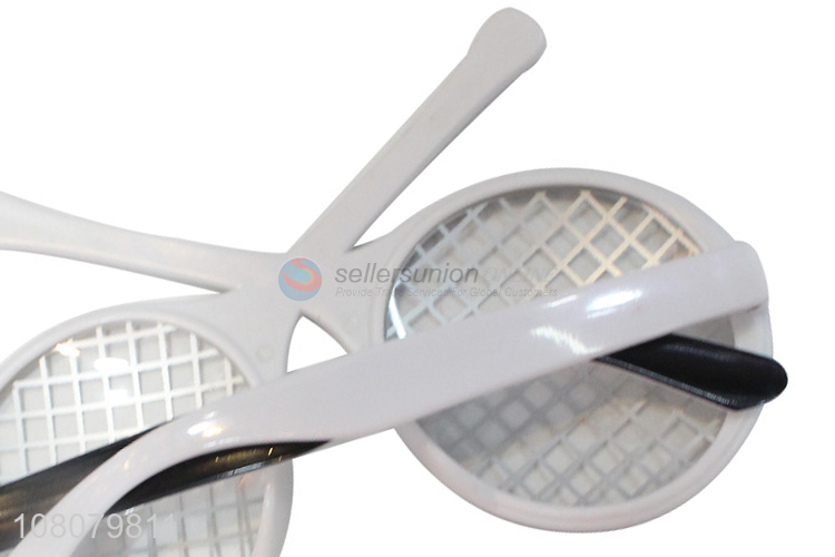 Hot selling grey creative tennis festival decoration glasses