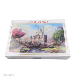 Factory price DIY landscape puzzle adult decompression puzzle