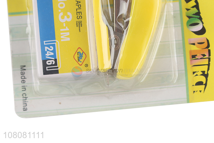 Online wholesale 15 sheet capacity 24/6 stapler set for office school use