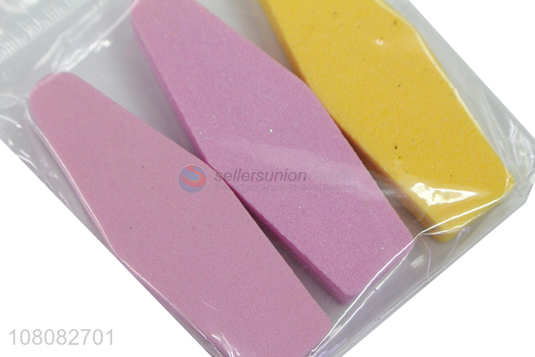 Yiwu factory 3pieces nail file tools manicure tools