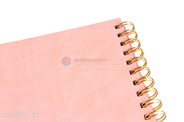 Good Quality A4 Pu Cover Coil Book Fashion Notebook