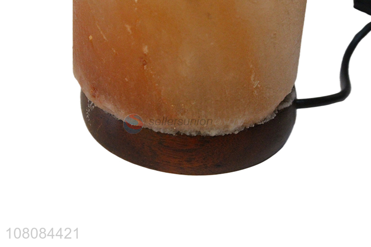 Wholesale price salt stone lamp home stone crafts ornaments