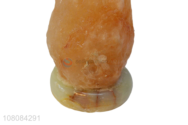 New design stone crafts outdoor decoration salt stone lamp