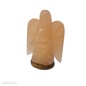 Top sale Angel salt stone lamp creative decoration stone crafts