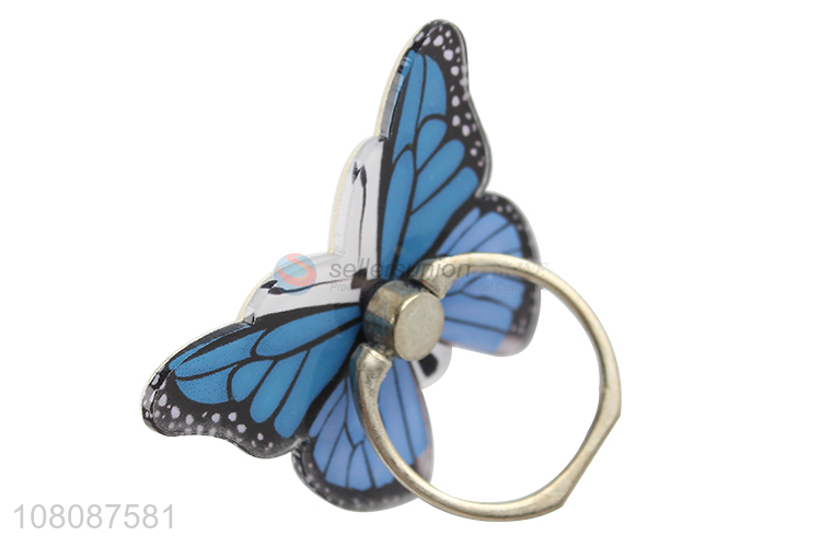 Yiwu market butterfly phone ring holder mobile phone holder