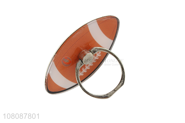 New product rugby shape acrylic cell phone ring holder