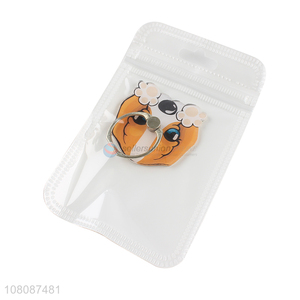 New arrival cartoon puppy acrylic cell phone ring holder