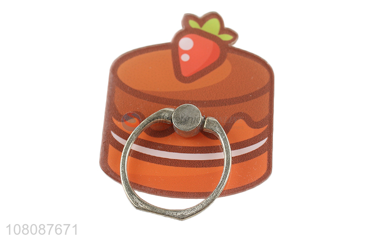 Factory supply cupcake mobile phone finger ring kickstand