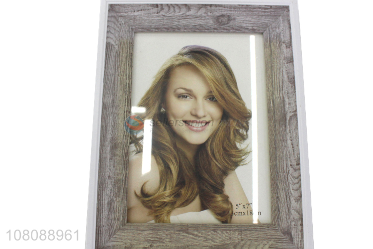 Good Price Rectangle Desktop Photo Frame With Back Stander