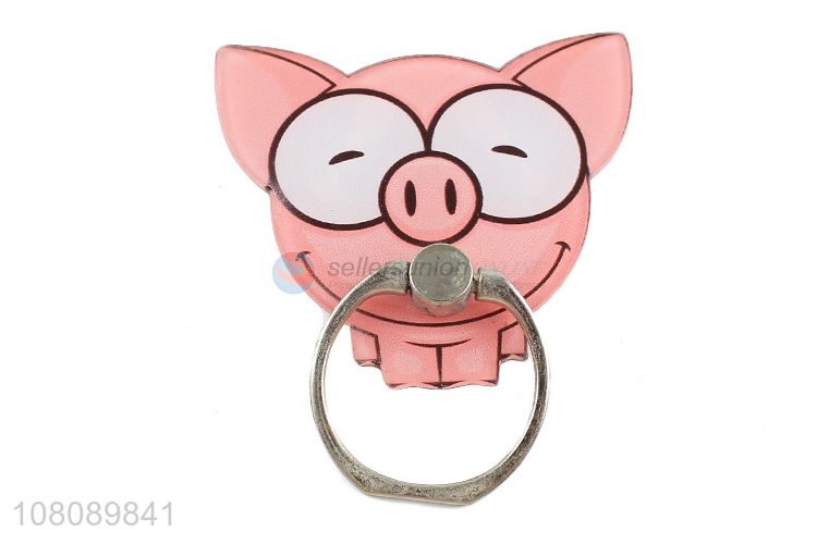 Good sale cartoon pig cellphone holder acrylic mobile phone holder